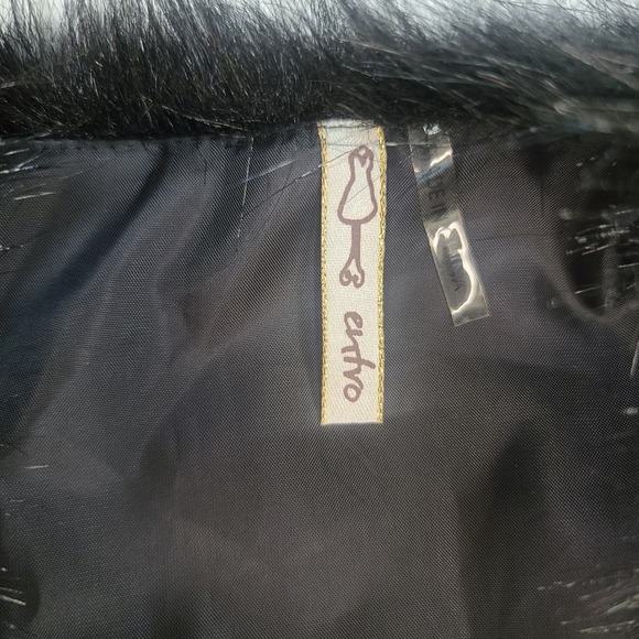 NWT Entro Faux Fur Vest Black size Small - Picture 5 of 7